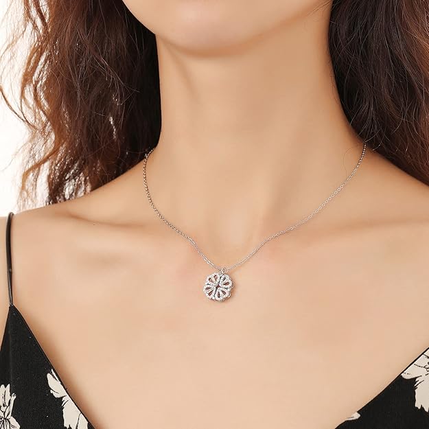 Collar Trébol de Amor – Amuleto de Suerte y Corazón